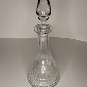 Vintage Cut Crystal Decanter
